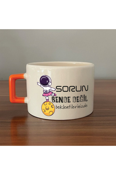 Kırtasiye Ofisi It's Not My Problem, It's in Your Expectations - Orange Handl...