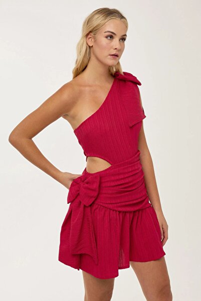 Hiccup Rochie mini de petrecere cu fundă roșie