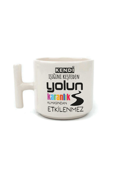 Kırtasiye Ofisi Exploring Your Own Light White Handle t Motivational Gift Cup...