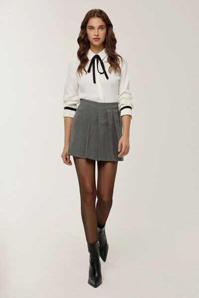 Hiccup Pleated Mini Skirt