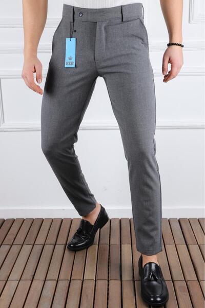 Bezayağı kumaş dilli pantolon