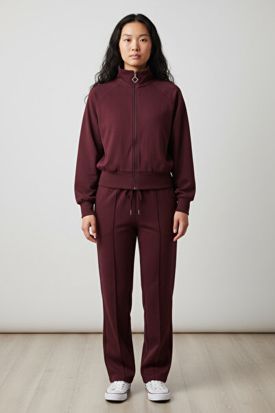 LİNALP Women's Modal Zippered Tracksuit Set |   Comfortable Fit and Daily Use