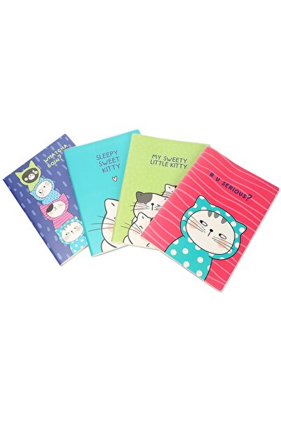 M&G Caiet matematica cu coperta, B5, 64 de pagini, So many cats, diverse culori,