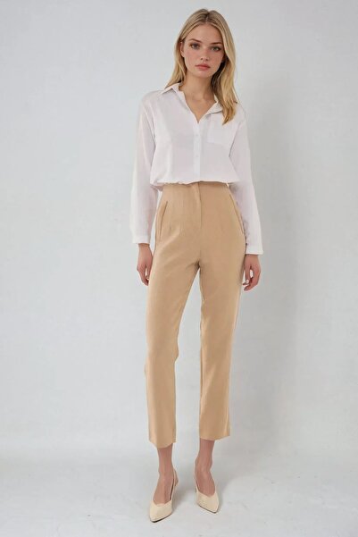 Hiccup Ψηλόμεσο παντελόνι με φαρδύ πόδι σχήματος σιγαρέτας