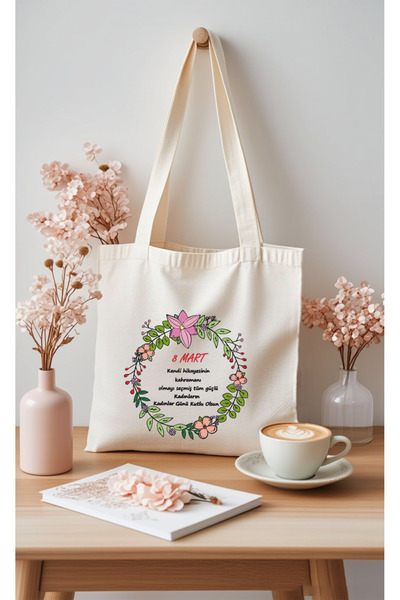 aprendi dünyanı ve kendini koru,ham bez kullan Dünya Kadınlar Günü Özel Tasar...