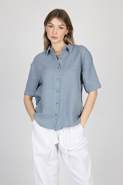 Hiccup Cămașă cu mânecă scurtă și buzunar