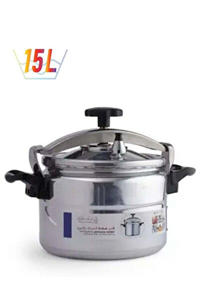 Generic Al Saif Gallery aluminum Pressure Pot, 15 Liter- Silver Grey
