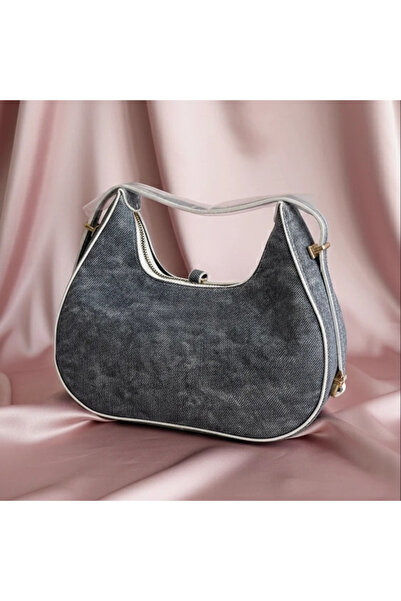 Retro Denim Hobo Çanta