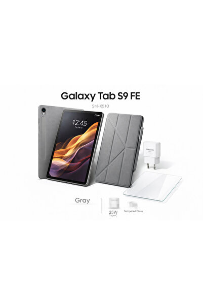 Samsung Galaxy Tab S9 FE SM-X510 128 GB 6 GB RAM 10.9” Tablet Kılıf Hediyeli ...