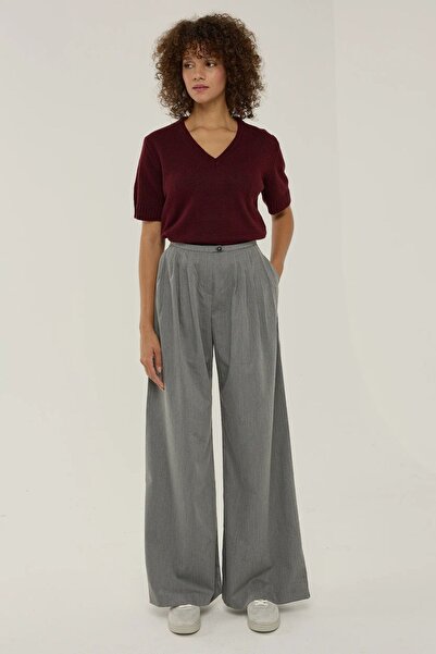 Hiccup Πλισέ παντελόνι με φαρδύ πόδι