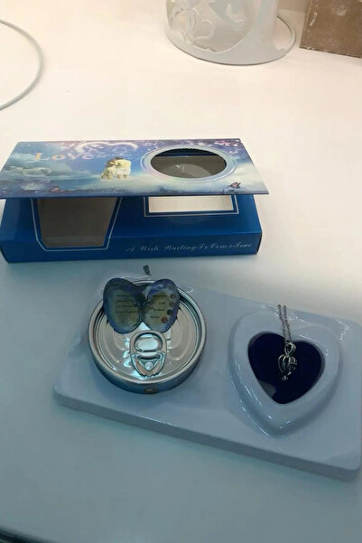 EfCe Jewelry İstiridye İçinde Sürpriz İnci Kolye – Aşk Temalı Hediye Seti