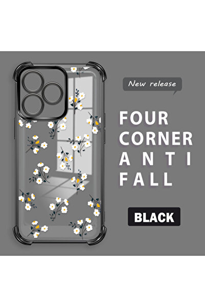 Hontinga Realme Note 50 Compatible Camera Protected Transparent Soft Silicone...