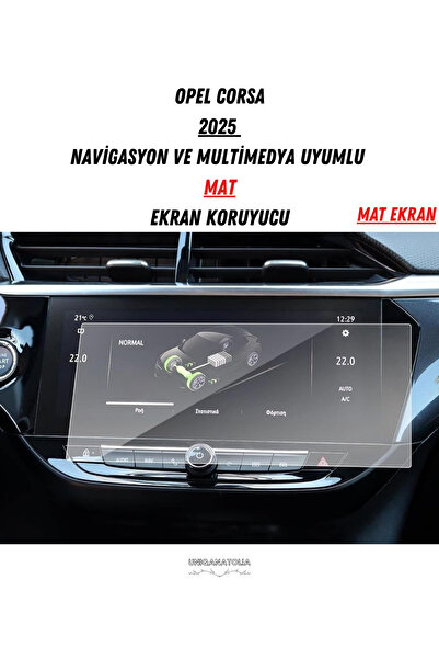 UniqAnatolia Opel Corsa 2025 Navigation and Multimedia Compatible Matte Scree...