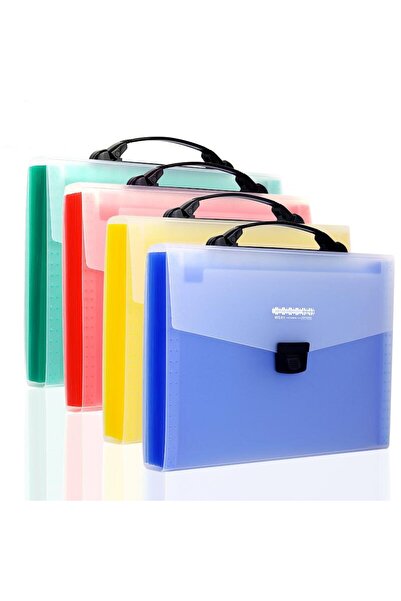 M&G Mapa tip proiect A4, 12 compartimente, diverse culori, 332 x 245 x 40mm