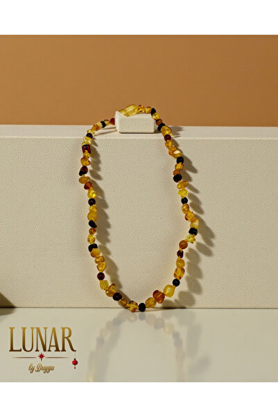 LUNAR by Duygu Bebek Kehribar ( Amber ) Kolye