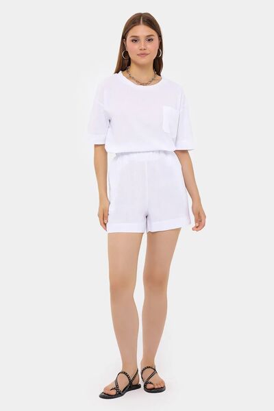 Hiccup Set de pantaloni largi cu talie înaltă