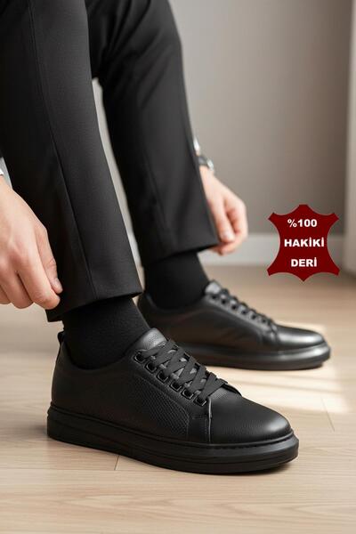 ISPARTALILAR 271 Full Orthopedic Sole Genuine Leather Daily Men's Shoes Casua...