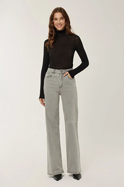 Hiccup High-waisted, wide-leg jeans