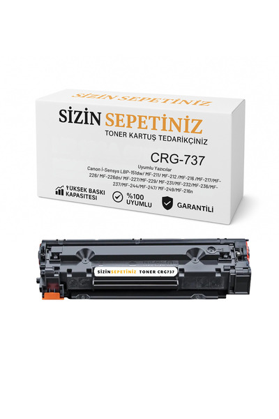 Canon CRG 737 Muadil Toner – Ev ve Ofis Tipi Yazıcılar