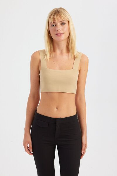 Hiccup Kare Yaka Crop Top