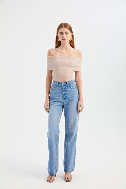 Hiccup Short sleeve ribbed knit crop top