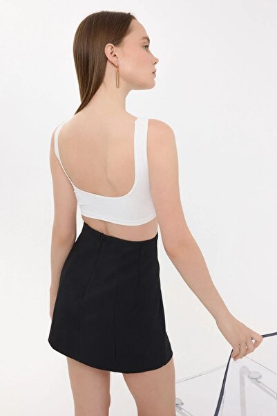 Hiccup Top fără mâneci cu decolteu rotund și detaliu la spate