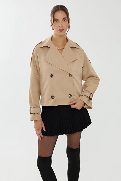 Hiccup Trench scurt supradimensionat