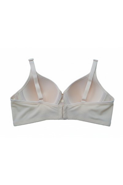 M.F.Ö LİNGERİE Front Buttoned Snap Bra in Light Powder Color