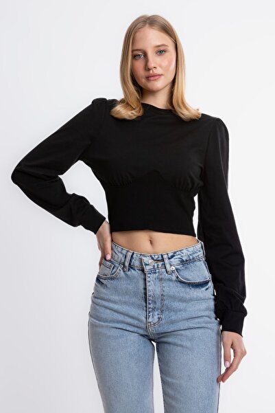 Hiccup Горнище с дълги ръкави и деколте - детайлно