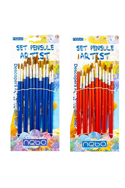 NEBO Pensule Varf Rotund, 12buc/set