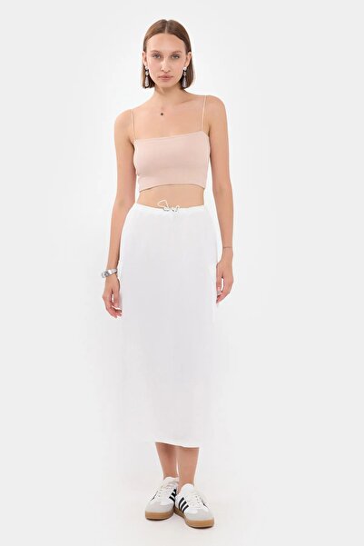 Hiccup Midi skirt with drawstring and pockets
