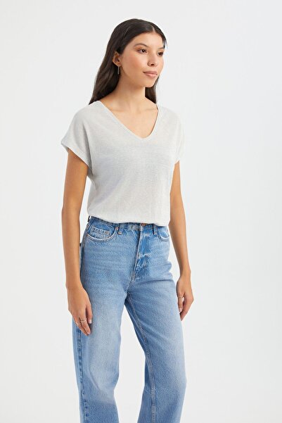 Hiccup Short-sleeved T-shirt with round collar