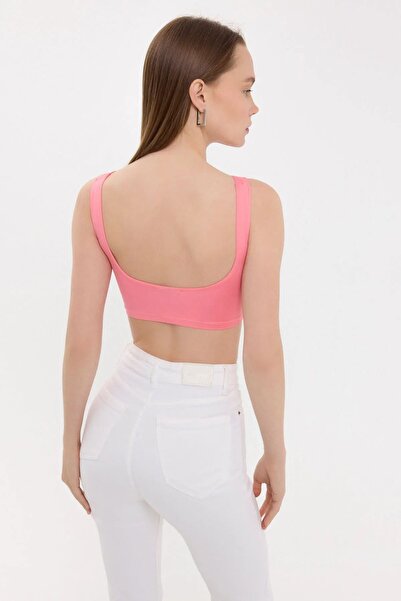 Hiccup Sleeveless top with round neckline and back detail