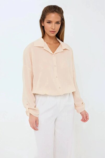 Hiccup Oversized long-sleeved button-down shirt