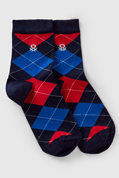 United Colors of Benetton Șosete unisex din amestec de bumbac cu logo imprima...