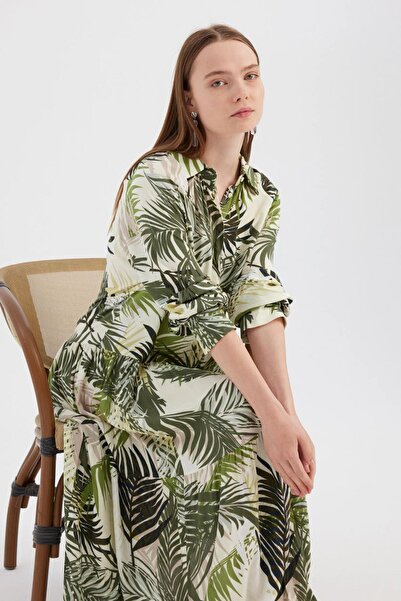 Hiccup Rochie maxi cu mânecă lungă și imprimeu floral