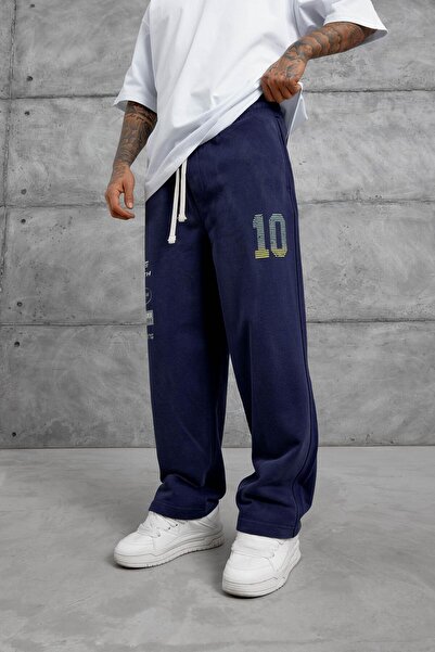 NOMARC Navy Blue Size 10 Baggy Sweatpants