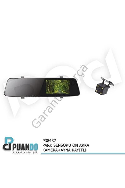 Puando PARK SENSORU ON ARKA KAMERA+AYNA KAYITLI