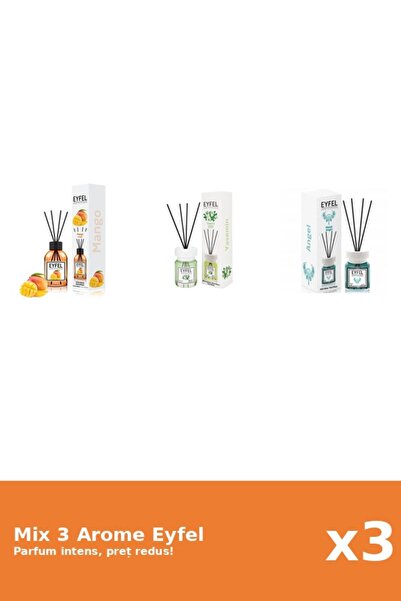 Eyfel Set 3 Mix Eyfel: 1x Angel, 1x Iasomie, 1x Mango
