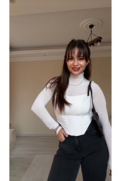 Transparan Beyaz Body