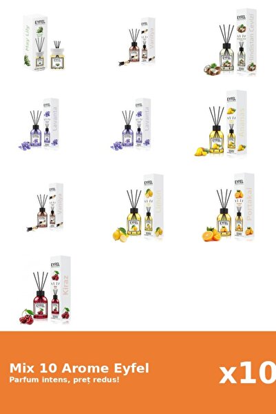 Eyfel Set 10 Mix Variat: 8 arome