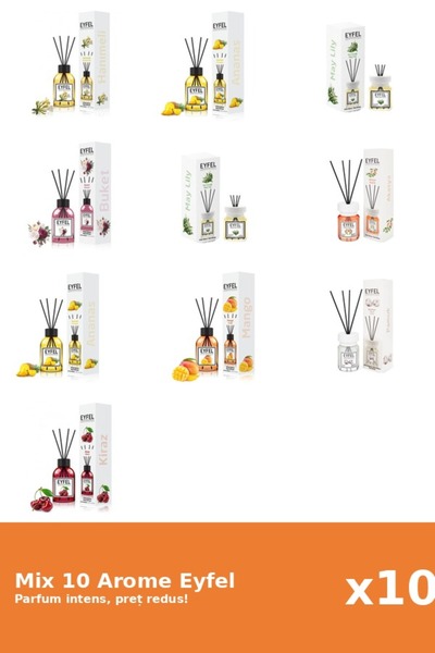 Eyfel Set 10 Mix Variat: 8 arome