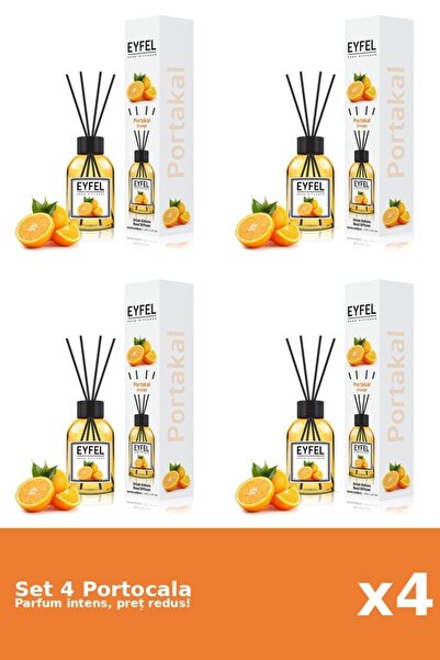 Eyfel Set 4 Odorizant Portocala, 120 ml