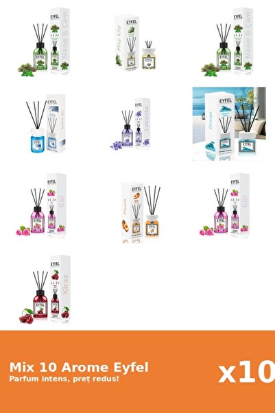 Eyfel Set 10 Mix Variat: 8 arome