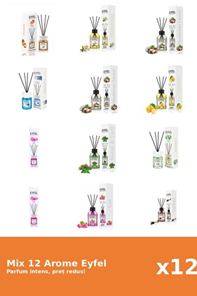 Eyfel Set 12 Mix Variat: 10 arome
