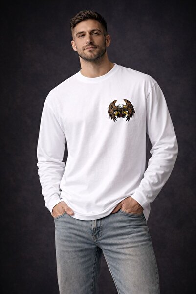 Me&On WEAR Premium Cotton Regular Unisex Eagle Emblem Signature T-Shirt