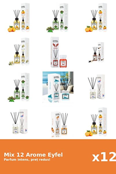 Eyfel Set 12 Mix Variat: 8 arome