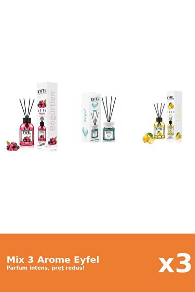 Eyfel Set 3 Mix Eyfel: 1x Angel, 1x Fructe De Padure, 1x Lamaie