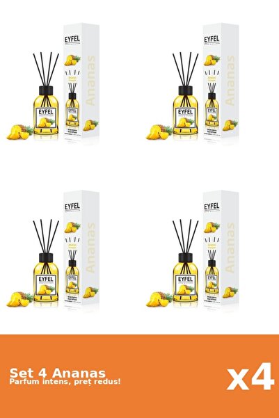 Eyfel Set 4 Odorizant Ananas, 120 ml