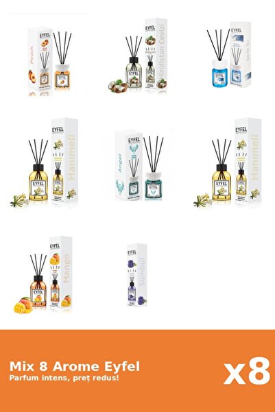Eyfel Set 8 Mix Variat: 7 arome